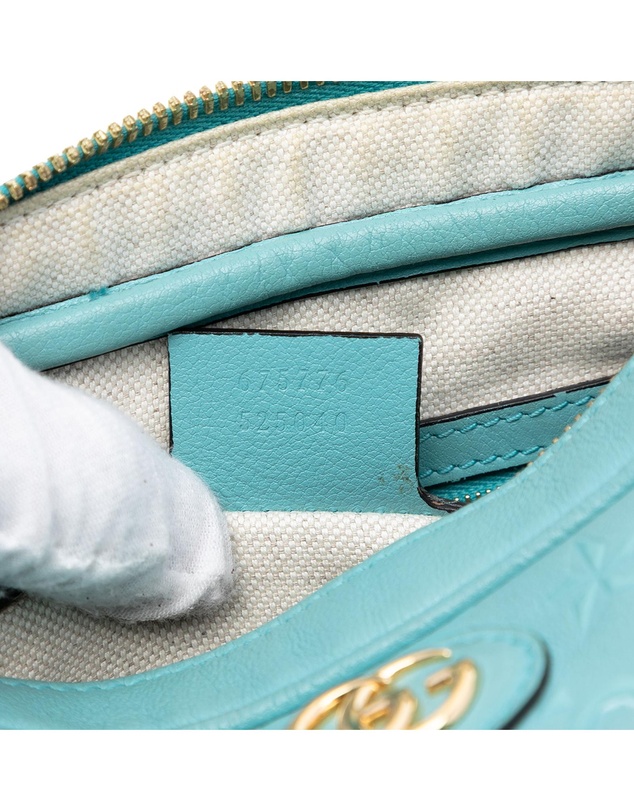 Pre-Loved by Azura Reborn - Pre-Loved GG Star Embossed Leather Crossbody