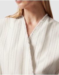 & Other Stories - Raw-Edge Wrap Waistcoat