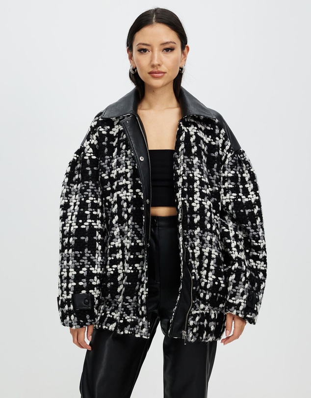 Grace Willow - Koko Tweed Oversize Jacket