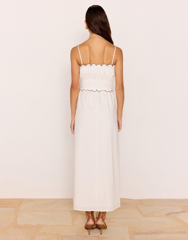 MINKPINK - Laurel Scallop Edge Midi Dress