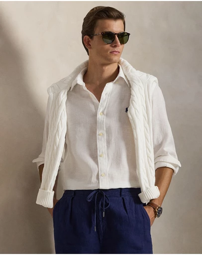 Polo Ralph Lauren - Custom Fit Linen Shirt