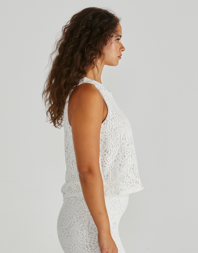 Sass - Kai Crochet Lace Tank