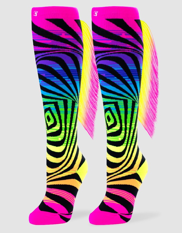 Crazy Skates - Crazy Socks Hypnotic Knee-High Socks