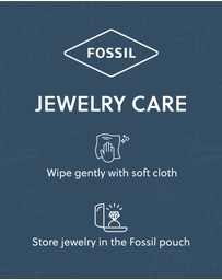 Fossil - Fossil Vintage Casual Silver Necklace JF03988040
