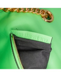 Pre-Loved by Azura Reborn - Pre-Loved Zucca Embossed Leather Chain Midi Baguette