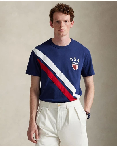 Polo Ralph Lauren - ICONIC EXCLUSIVE - Standard Fit Jersey Graphic T-Shirt