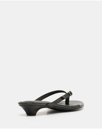Therapy - Noir Thong Heels