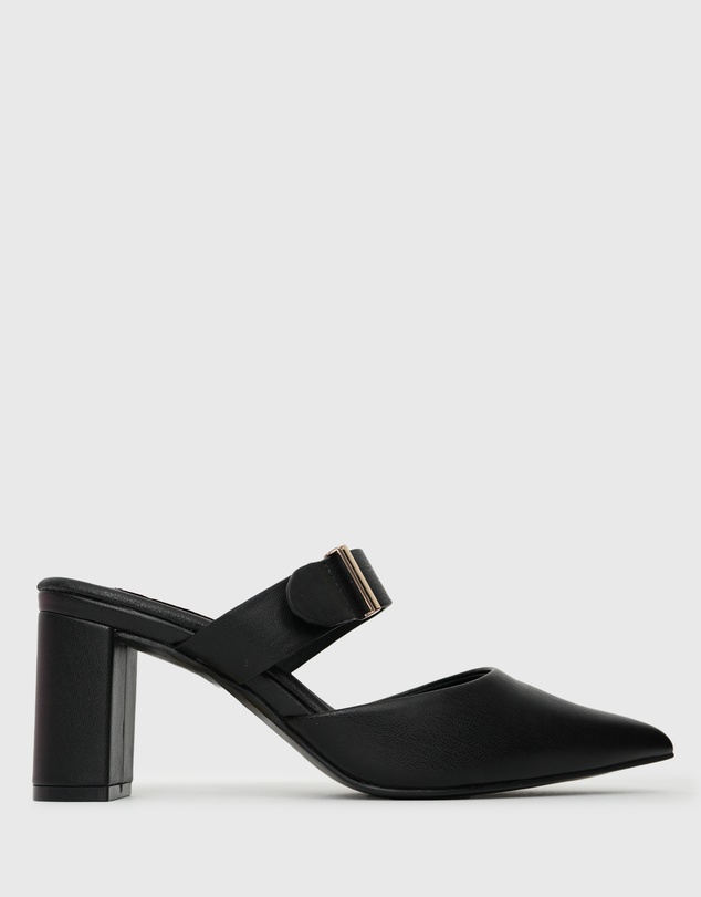 Betts - Fredrick Block Heel Point Toe Mules