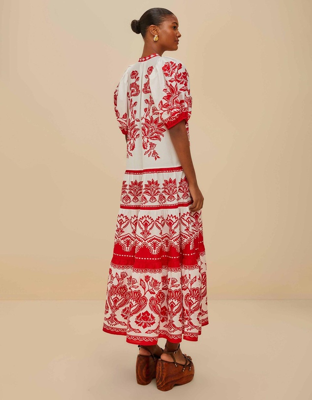Farm Rio - Boho Garden Midi Dress