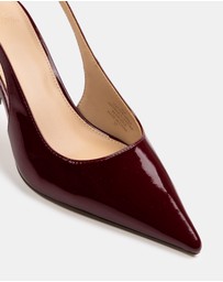 Wittner - Leia Crinkle Patent Leather Slingbacks