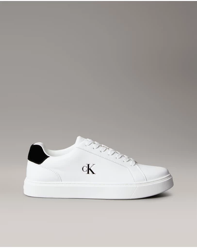 Calvin Klein - Leather Signature Logo Trainers