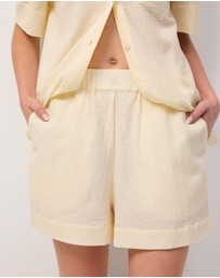 Wanderluxe Sleepwear - Limoncello Boxer Set Short