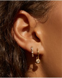 Arms Of Eve - Holi Gold Huggie Earrings