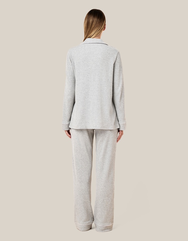 Papinelle - Claire Cotton Waffle Full Length PJ Set