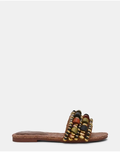 Steve Madden - Marika-B brown raffia