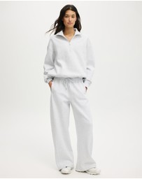 Cotton On Body Active - Plush Half Zip Sweatshirt