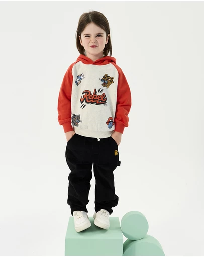 Rock Your Kid - Little Rebel Hooded Sweater