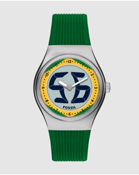 Fossil - Archival Big Tic Green Analogue-Digital Watch