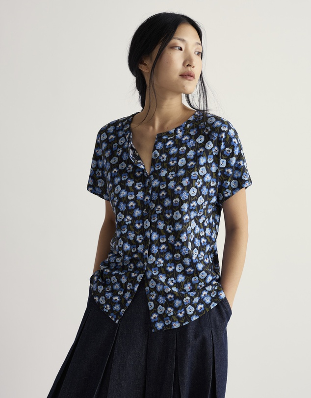 Seasalt - Seasalt Cornwall Navy Tor Grass Top