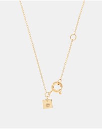 By Charlotte - Gold Eye of Peace Necklace