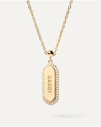PDPAOLA - Charm Necklace Daddy Sparkly Charm
