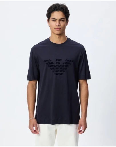 Emporio Armani - Maxi Flock Logo T-Shirt