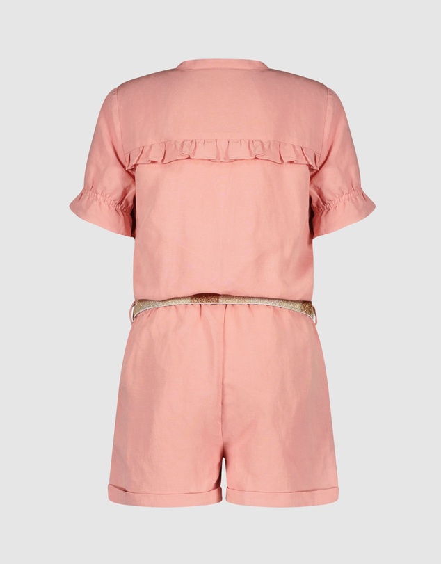 Like FLO - Linen Playsuit with Belt - Kids-Teens