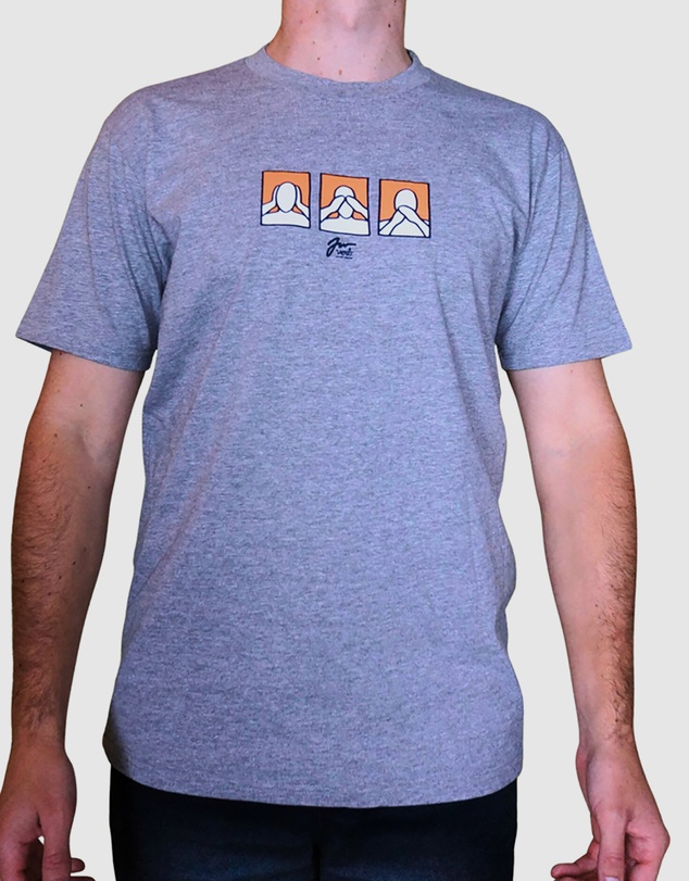 Verb - Verb Hear Men See Speak Artist Sery Jeremy Wray Tshirt Sport Grey