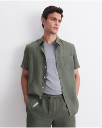 Sportscraft - Short Sleeve Delave Linen Shirt
