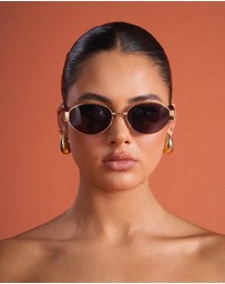 Azzurielle - Simona Gold Frame Sunglasses