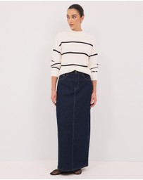 Calli - Ronnie Stripe Crew Neck Jumper