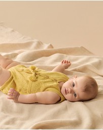 Wilson & Frenchy - Organic Knitted Tie Bodysuit - Babies