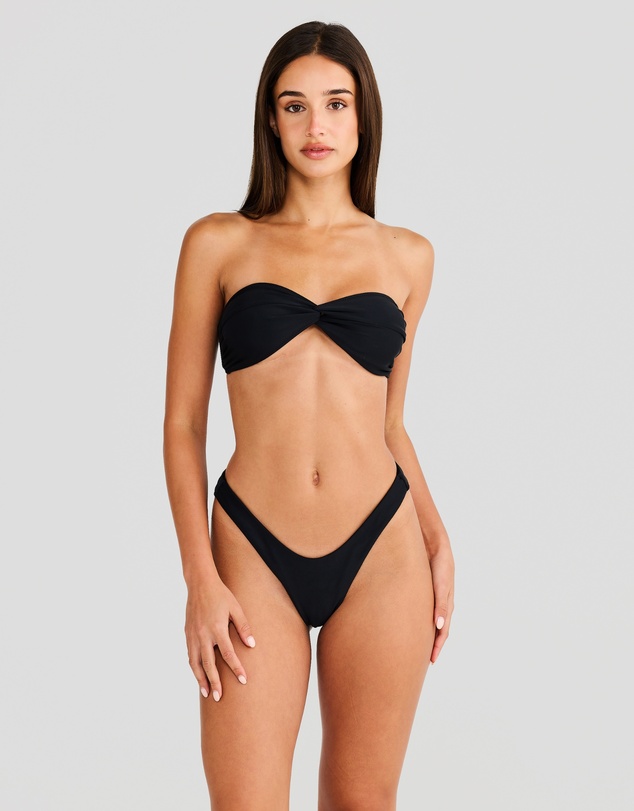 Vacay Swimwear - Positano Bottom Black