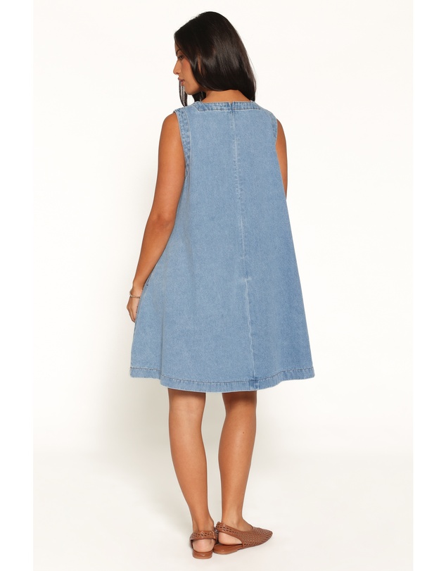Petal & Pup - Zander Mini Dress - Blue