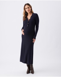 Ripe Maternity - Hollie Polo Knit Dress