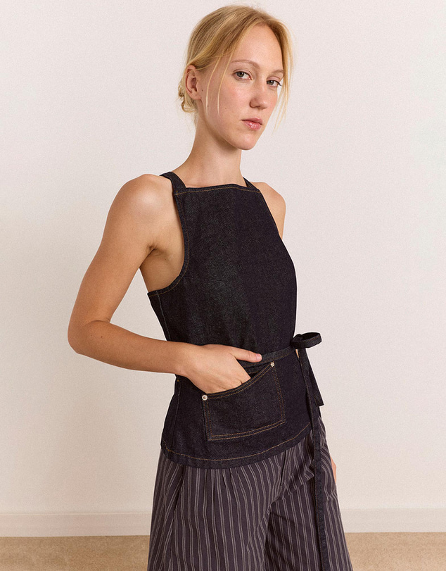 Damson Madder - Annabelle Apron Top