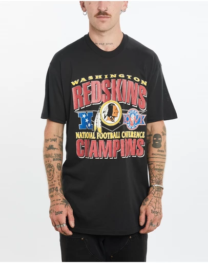 Vintage by The Real Deal - Pre Loved - Vintage 1991 NFL Washington Redskins Super Bowl Tee