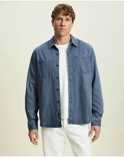 AERE - Lightweight Denim Overshirt