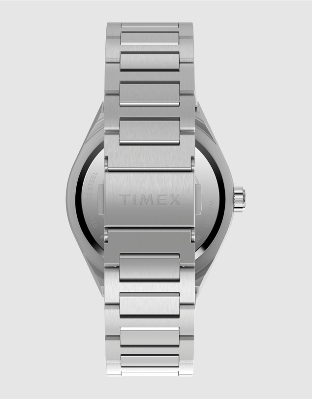 TIMEX - Q Timex® Continental GMT 39mm Stainless Steel Bracelet Watch