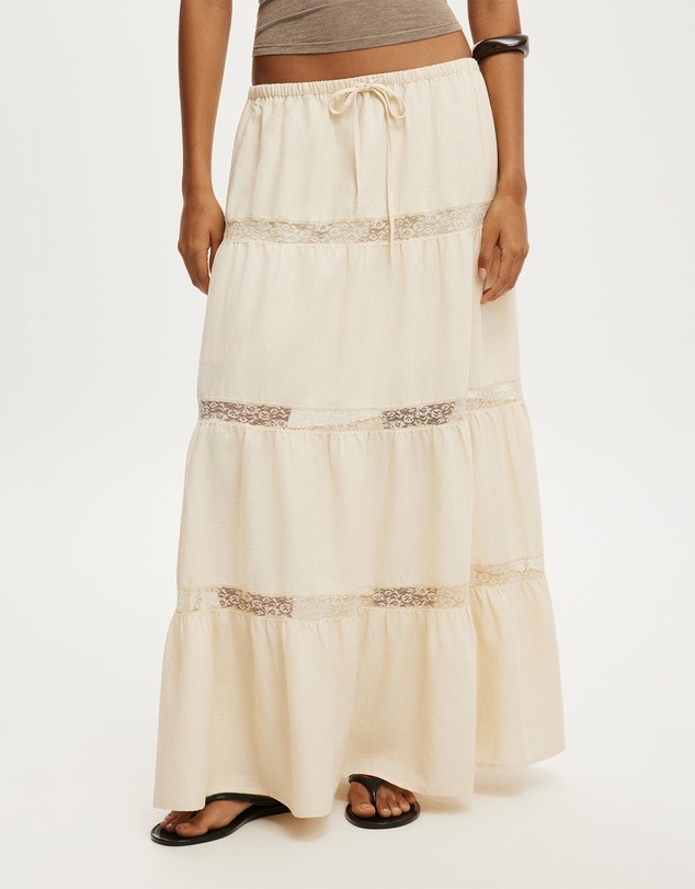 Cotton On - Haven Multi Tiered Maxi Skirt