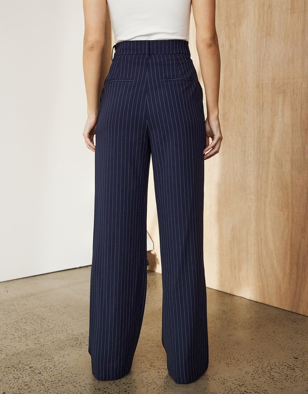Atmos&Here - Bonnie Pleated Wide Leg Pants