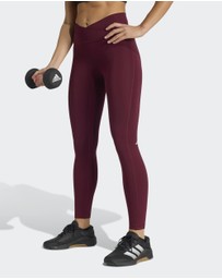 adidas Performance - 3 Stripes Studio All Me 7/8 X-Over Leggings Womens