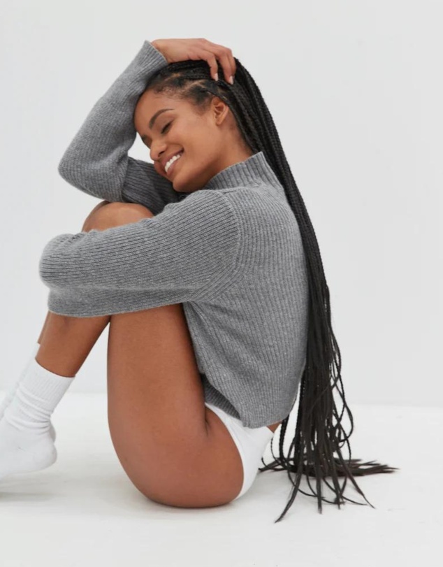 Style Addict - Chunky Knit - Heather Grey