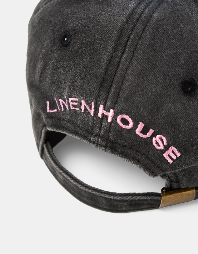 Linen House - Embroidered Slogan Cap