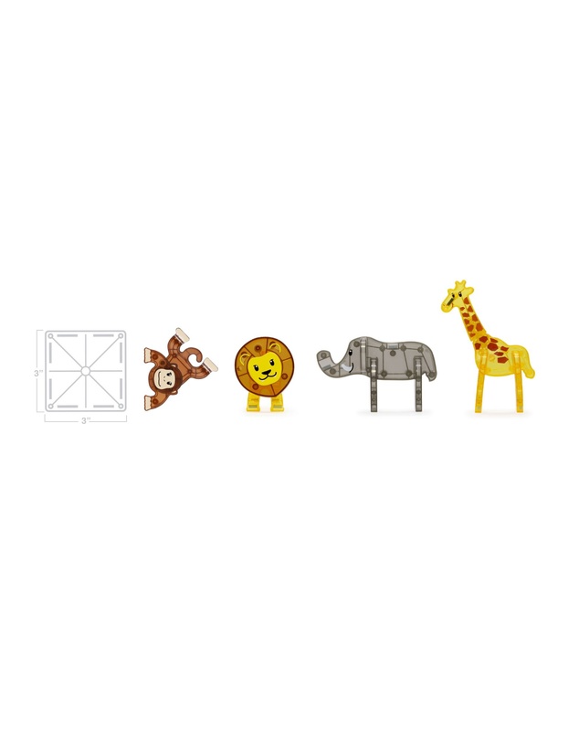 Magna-Tiles - MAGNA-TILES - Safari Animals - 25 Piece Set