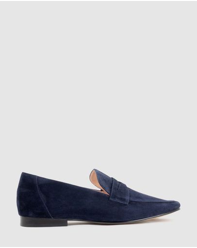 Navy Suede