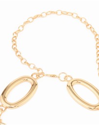 Lovisa - Gold Large Oval & Circle Belt