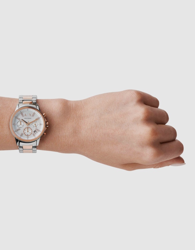 Armani Exchange - Two Tone Chronograph Watch