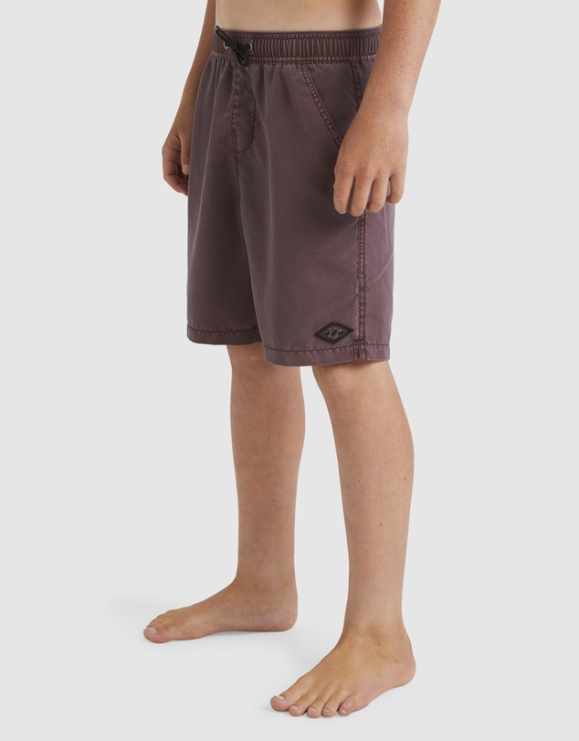 Billabong - Boys 8 to 16 All Day Overdye Layback Boardshorts 16