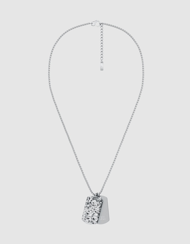 Diesel - Diesel Font Silver Necklace